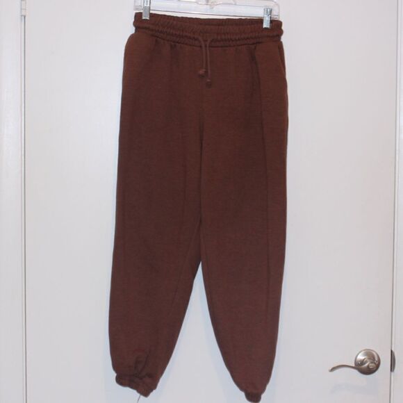 Zara Bown Joggers Women's Size Large - Picture 1 of 8